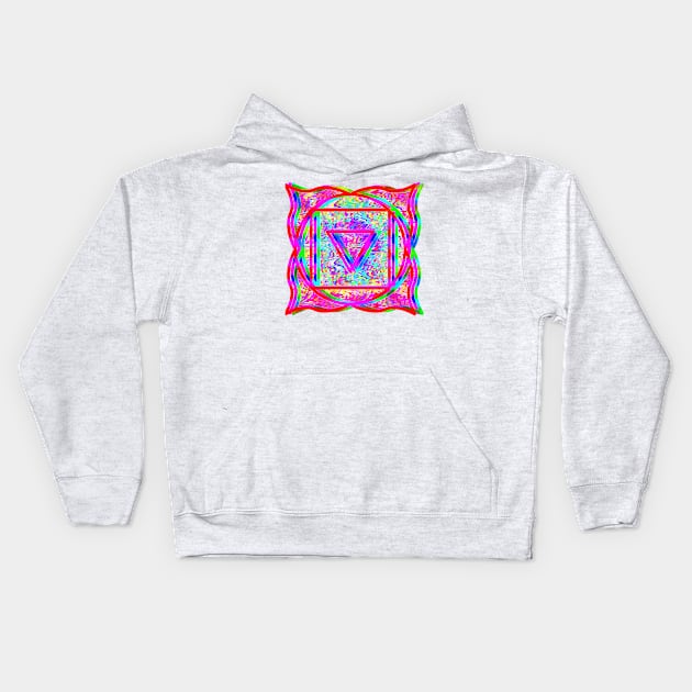 Root Chakra Kids Hoodie by indusdreaming